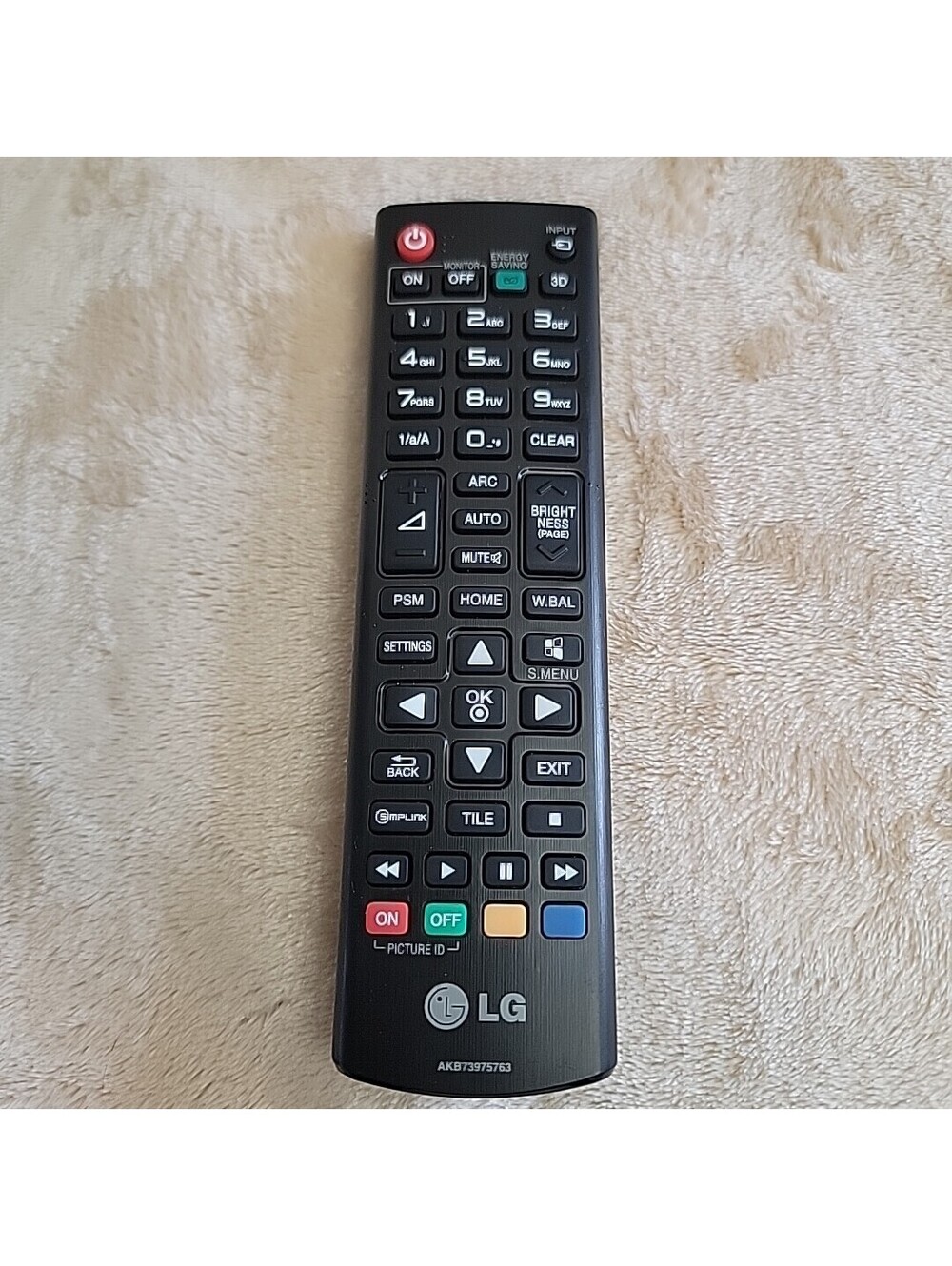 Original LG AKB73975763 LCD/LED Remote Control